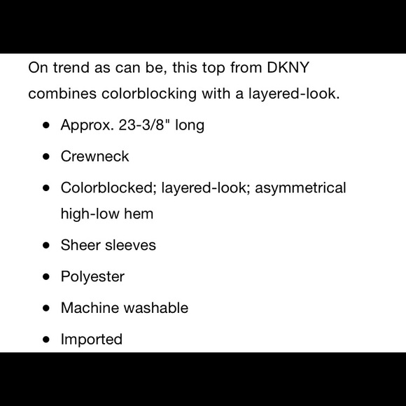 DKNY BLOUSE - Picture 5 of 5